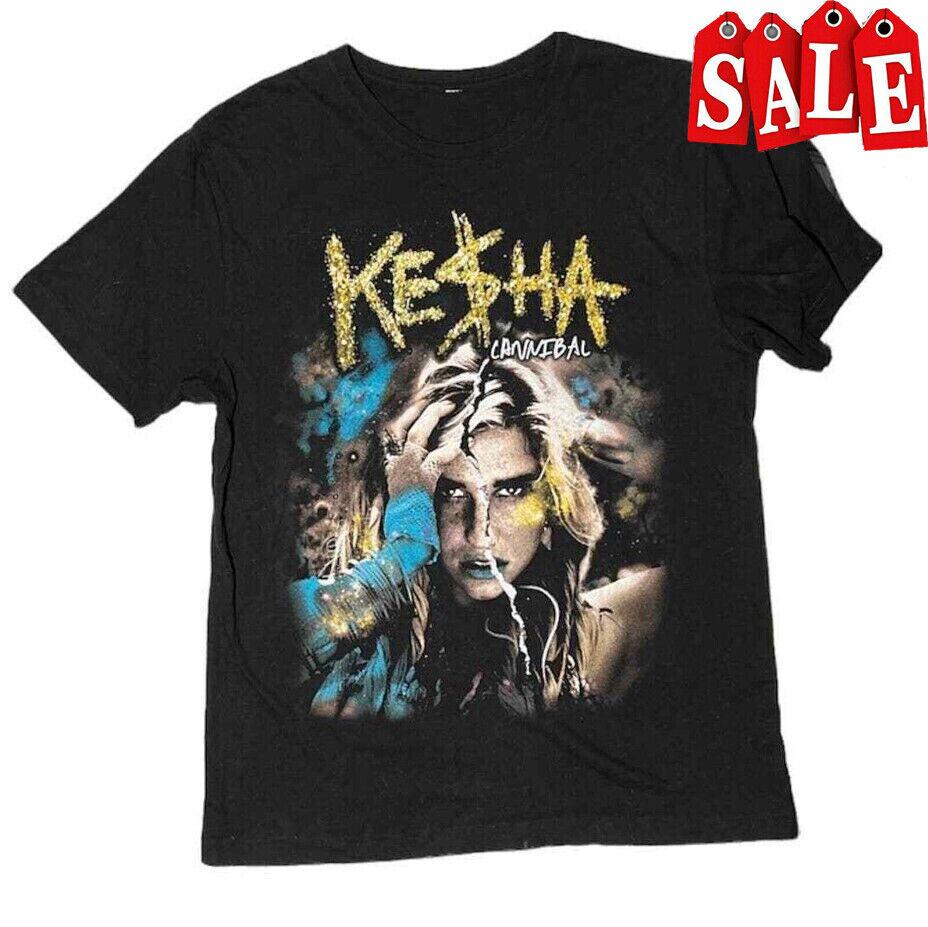 

New Kesha 2011 Cannibal Get Sleazy Tour Short Sleeve Men Shirt Unisex T-Shirt L