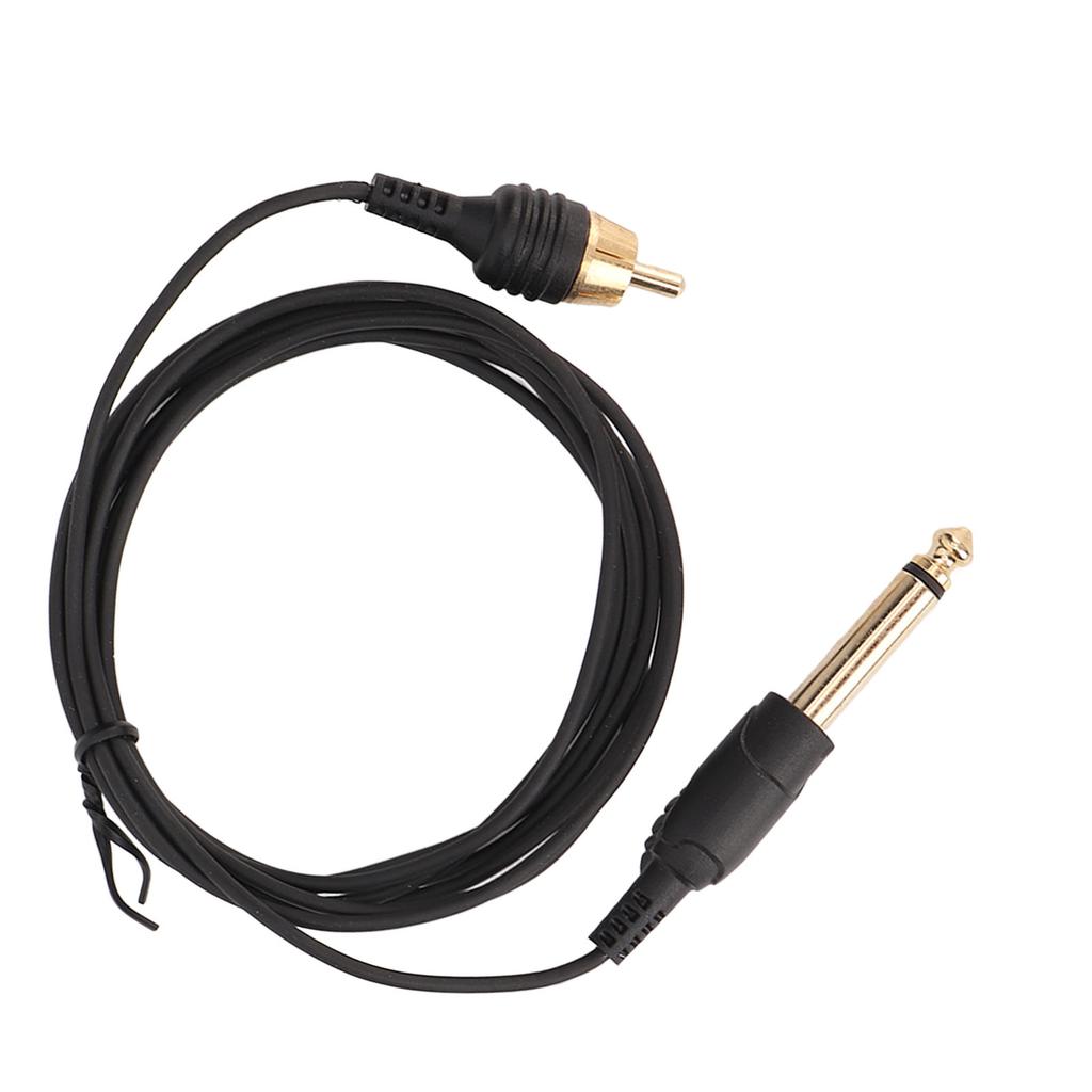 RCA Tattoo Clip Cord Steady Current Stable Tattoo Machine RCA Clip Cord for Salon Use 6.2ft