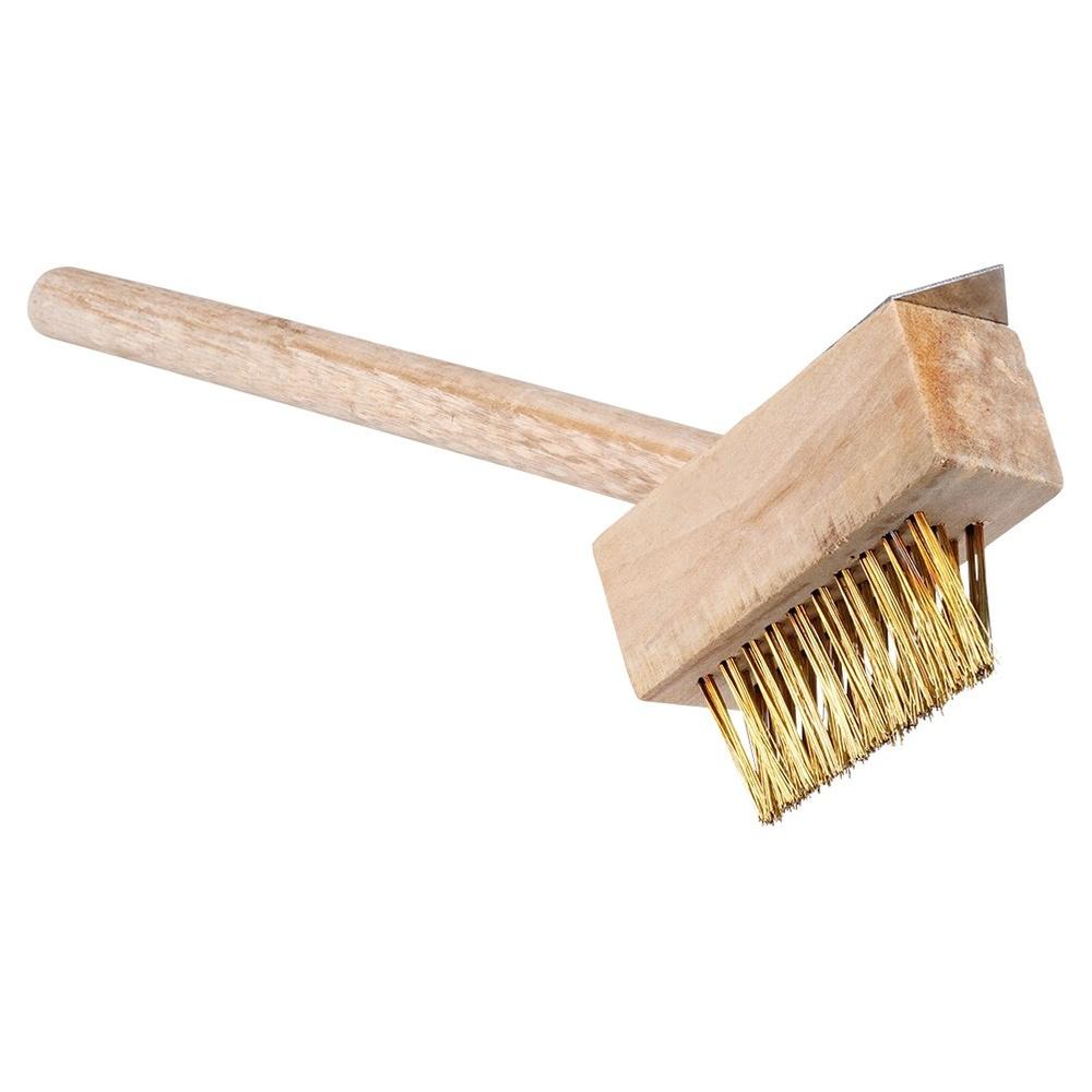 Wire Brush for Paving Stones, Cobblestones, Weeds, Grass, Moss Removal