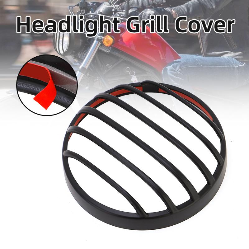 Black Motorcycle Front Headlight Turn Signal Grill Cover Protector Guard For Honda Rebel CMX 300 2017-2025