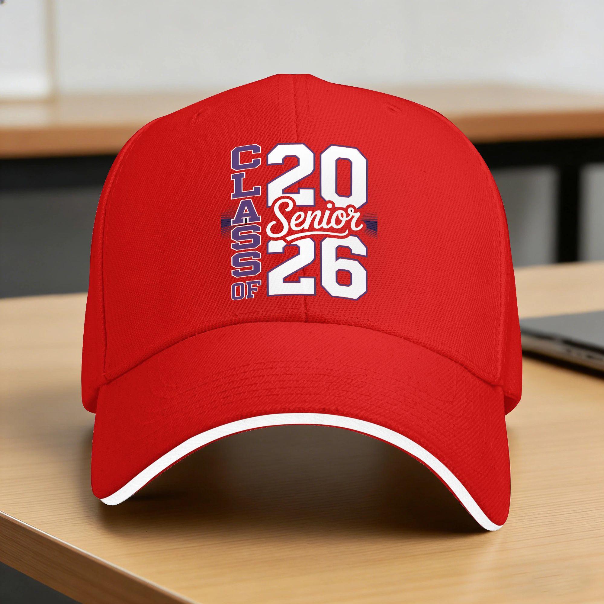 Class of Senior Graduation Casual Baseball Cap Summer Trucker Hat Breathable Outdoor Snapback Cap Trendy Baseball Cap One Size