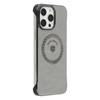 KIGC For iPhone 16 Pro Max Magnetic Case Electroplating PC+PU Phone Back Cover