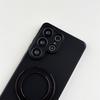 Simple Matte Dot Texture Mobile Phone Case for SamSung Galaxy S26 Ultra S25 A57 A56 Ring Stand Holder Skin Feel Protection Cover