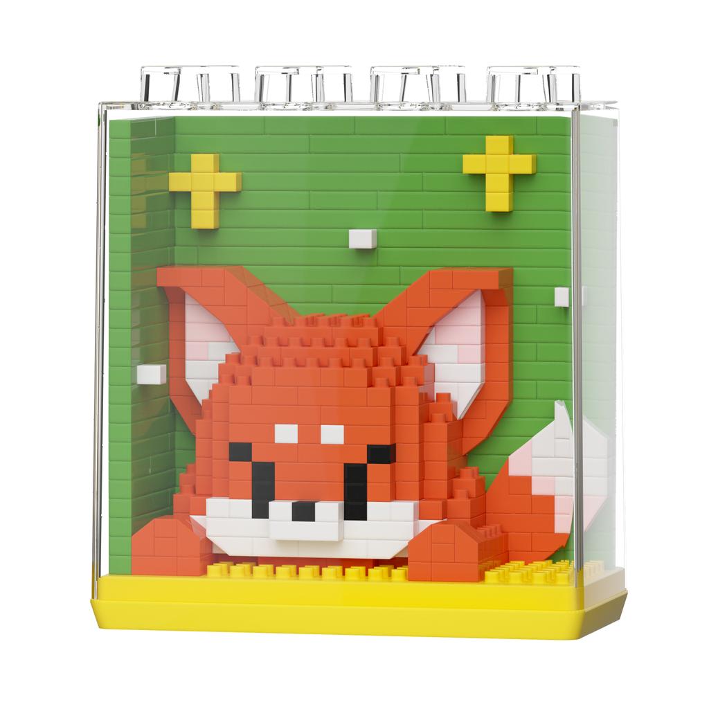 Non-Toxic Cute Animal Micro Panda Model Building Block Kids Mini Pets With Display Box City Cartoon Animal Diamond Bricks Toys