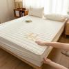 3PCS Embroidered Back-shaped Quilted Class A Raw Cotton Soybean Bed Sheet