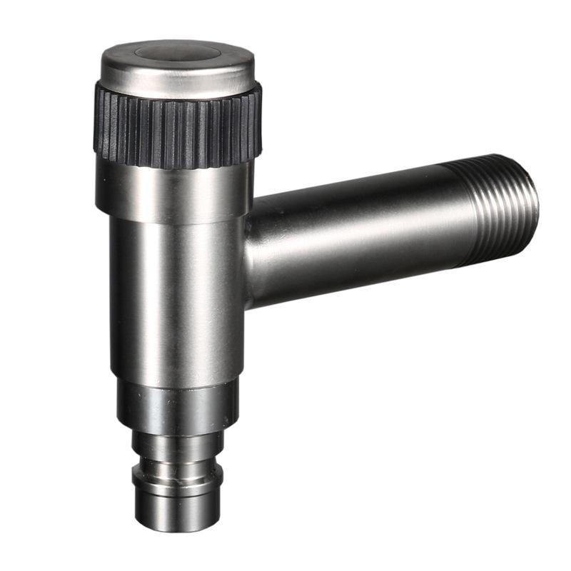 

1шт 304 нержавеющая сталь кран для ванной комнаты стиральная машина кран одинарный кран холодной воды садовый кран настенное крепление резьба G1/2