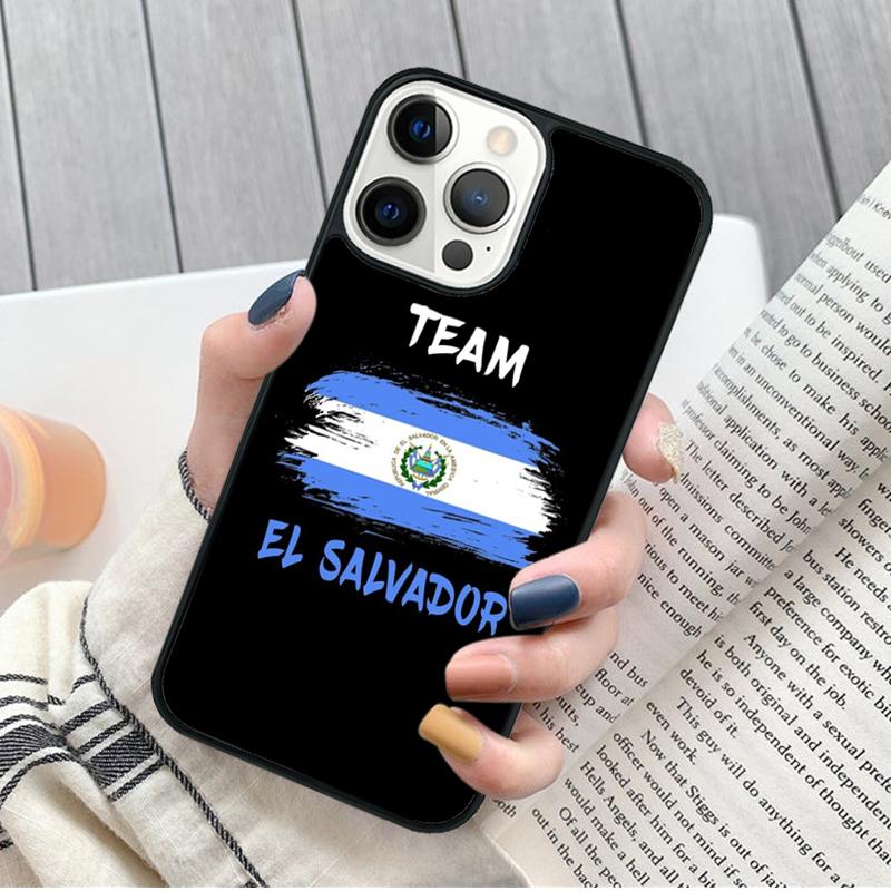 El Salvador National Flag Phone Case For iPhone 17 Air 16 15 14 11 12 13 Pro MAX Plus Cover Shell Coque