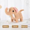 Cute Electric Plush Elephant Children's Simulation Walking Sound Effect Shaking Tail Electronic Pet Children's Plush Doll Gift