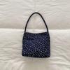 Women Floral Dot Canvas Tote Bag Mini Shoulder Handbag Casual Daily Purse