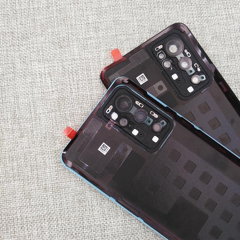 Glas-Rückseite Deckel Abdeckung Für Oneplus 9RT Akkuabdeckung Gehäuse Rückseite Ersatzteile Für One Plus 1+ 9RT Mit Kameralinse