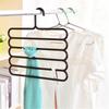5 Layers Trousers Pants Hangers, Multifunctional Clothes Organizer, Space Saving,
