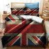 New 3D Print Britain United Kingdom Flag Bedding Set Double Twin King Duvet Cover Comforter Pillowcase Boys Girls Adults Bedroom
