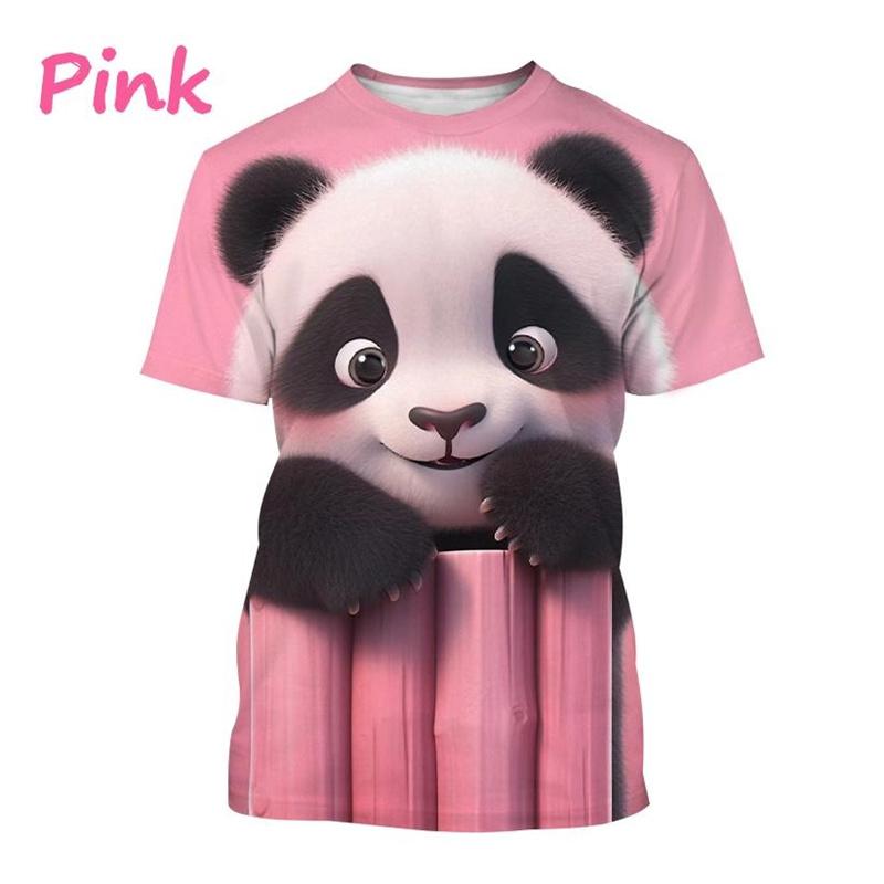 Suvine uus naiste 3D-prindiga T-särk Cartoon Animal Muster T-särk Moodne O-kaelusega lühikeste varrukatega top