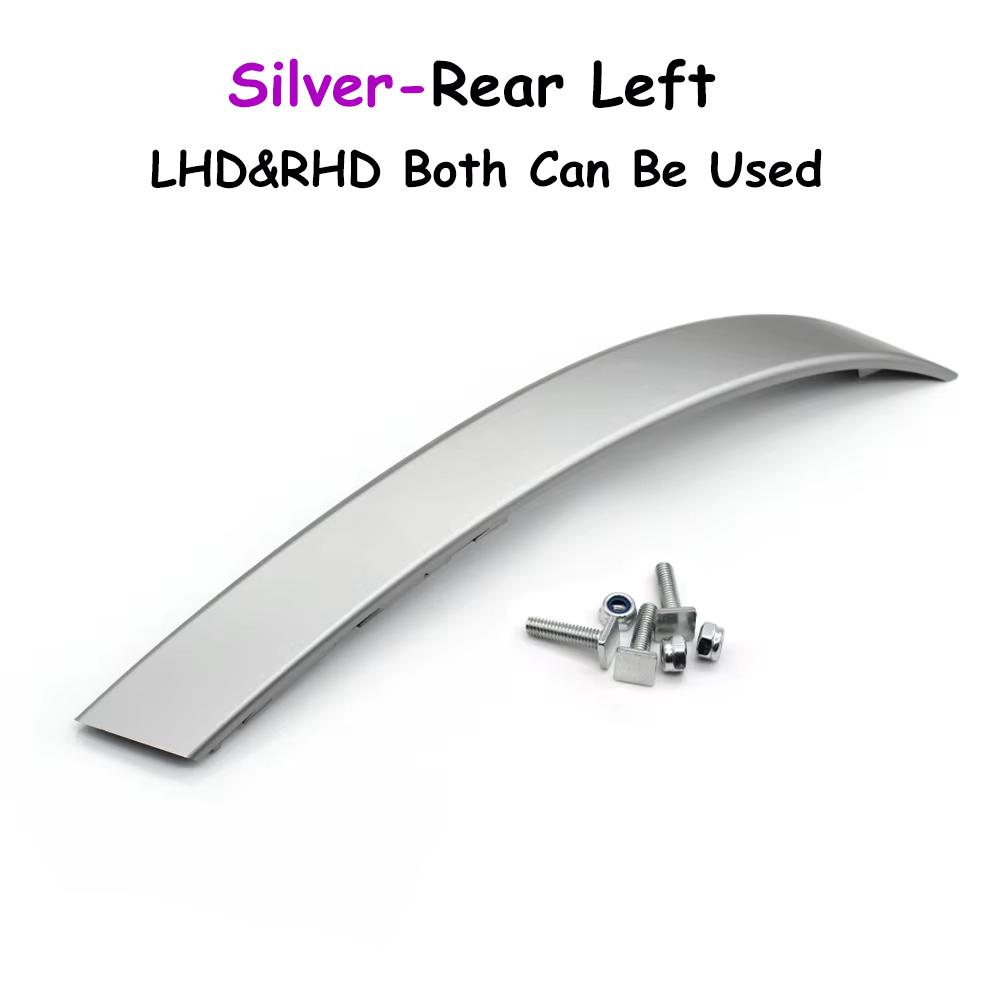 LHD RHD E60 E61 Interior Car Front Rear Left Right Inner Door Handle Cover Trim For BMW 5 Series M5 2004-2006 520i 523i 525i 530