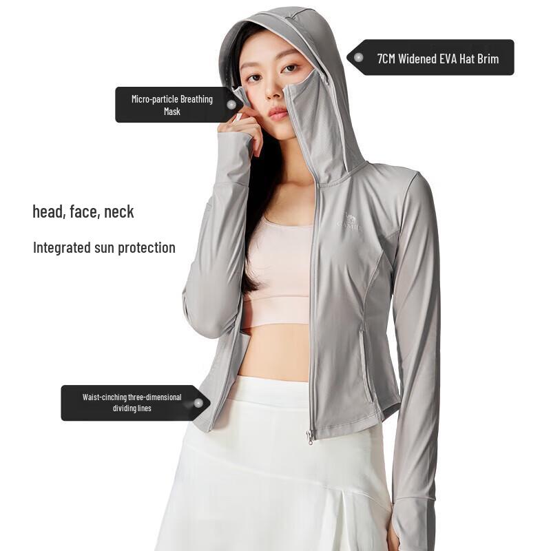 Camel Women's UPF50+ Cooling Sun Protection Hoodie