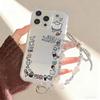 Armbandkette Handyhülle Für iPhone 17 16 15 13 14 für 17Air 17 12 14 16 Pro 17 14 16 Pro Max Funkelnder Diamant Niedliches Muster Hartschale Mit Trageband