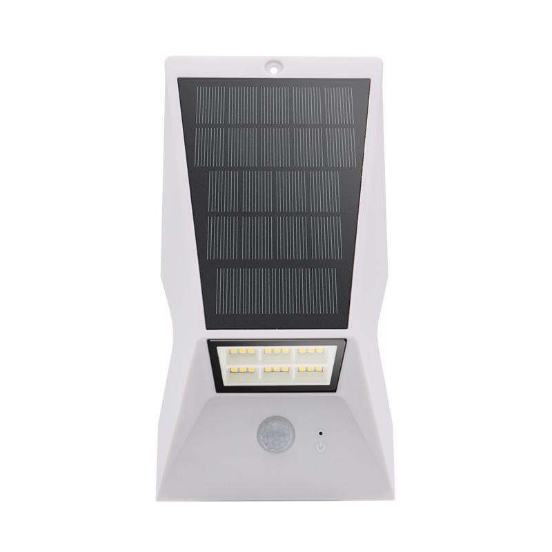 Smart Waterproof Solar Wall Lamp with Large Photovoltaic Panel for Garden, Terrace, and Garage