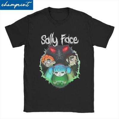 Sal Fisher Jeu Larry Gothique Chute de Sanity T-shirt Hommes Femmes Sally Face Loisir Coton T-shirts Manches Courtes Hauts Imprimés