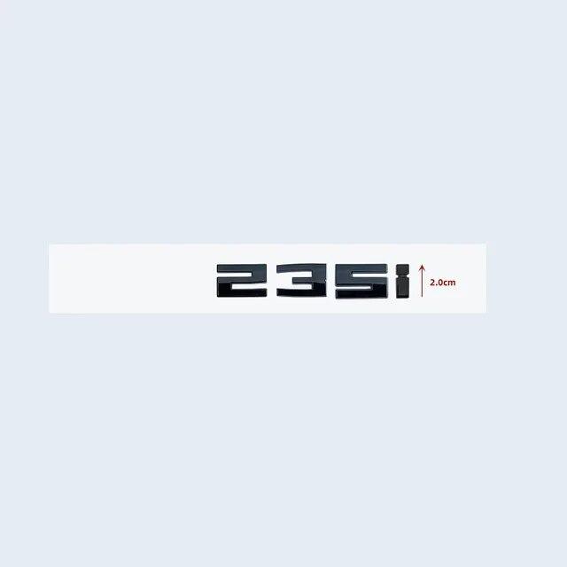 New Glossy Black 3D Letters Numbers M340i M240i M235i M140i M135i Emblem for BMW F30 F31 F35 F40 F46 G42 G20 Car Trunk Sticker