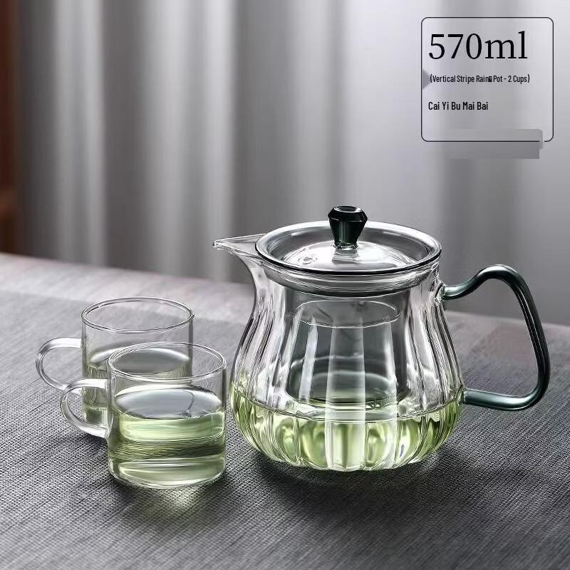 Набор чайников из высокоборосиликатного стекла ZISIZ