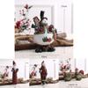 Modern Christmas Tree Ornaments Resin Santa And Snowman Hanging Decorations For Festive Home