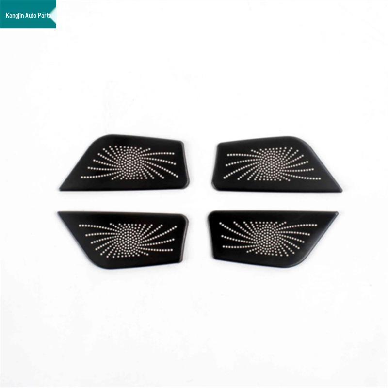 Buick Encore Interior Front Speaker Cover - Black Titanium Stainless Steel