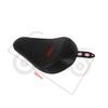 Compatible Front and Rear Seat Cushions for Harley XL883 1200 X48 Motorcycles (2016-2020) - Front Leather Seat Included