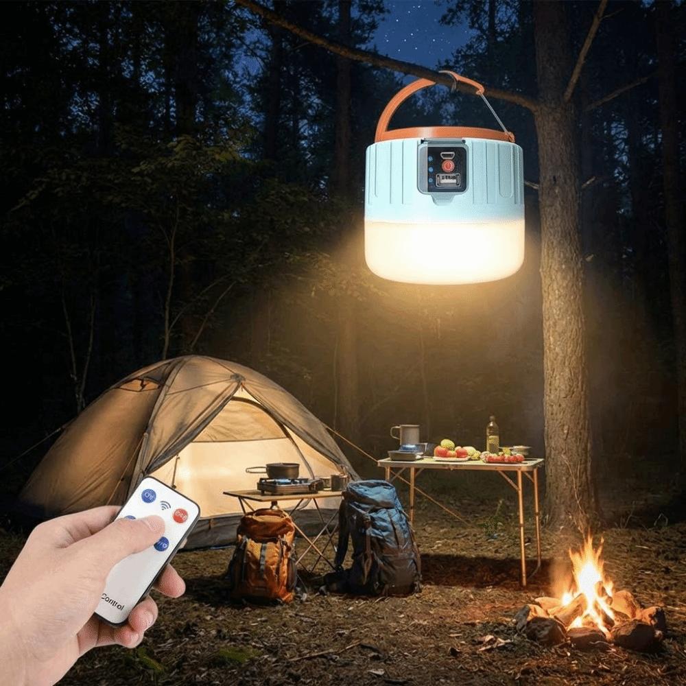 Remote Control LED Camping Light IPX6 Waterproof Tent Light Rechargeable Lantern  Outdoor Hiking