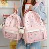 Schoolbag New Cartoon Puppy Printed Backpack Junior High School Schoolbag Ins Niche High Value Backpack