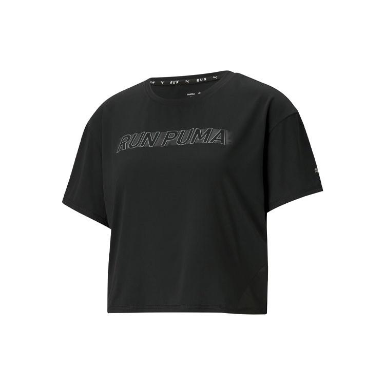 (WMNS) PUMA COOLadapt Skimmer Running T-Shirt Black Women s 520194-01 L