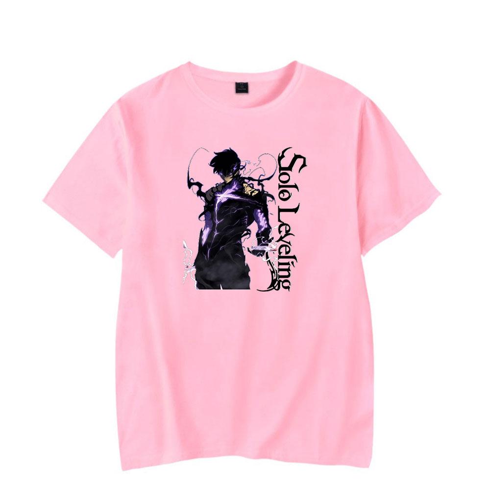 Solo Leveling 2D Summer Harajuku Mens T-shirts Short Sleeves Mens Street Wear Clothing
