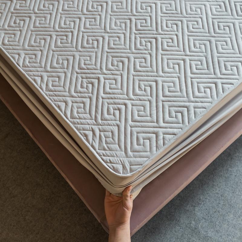Weicher Verdickter Gesteppter Matratzenschoner Antibakteriell Milbenabweisend Bettmatratzenauflage Schutzbezug Bettdecke Nicht Enthalten Kissenbezug