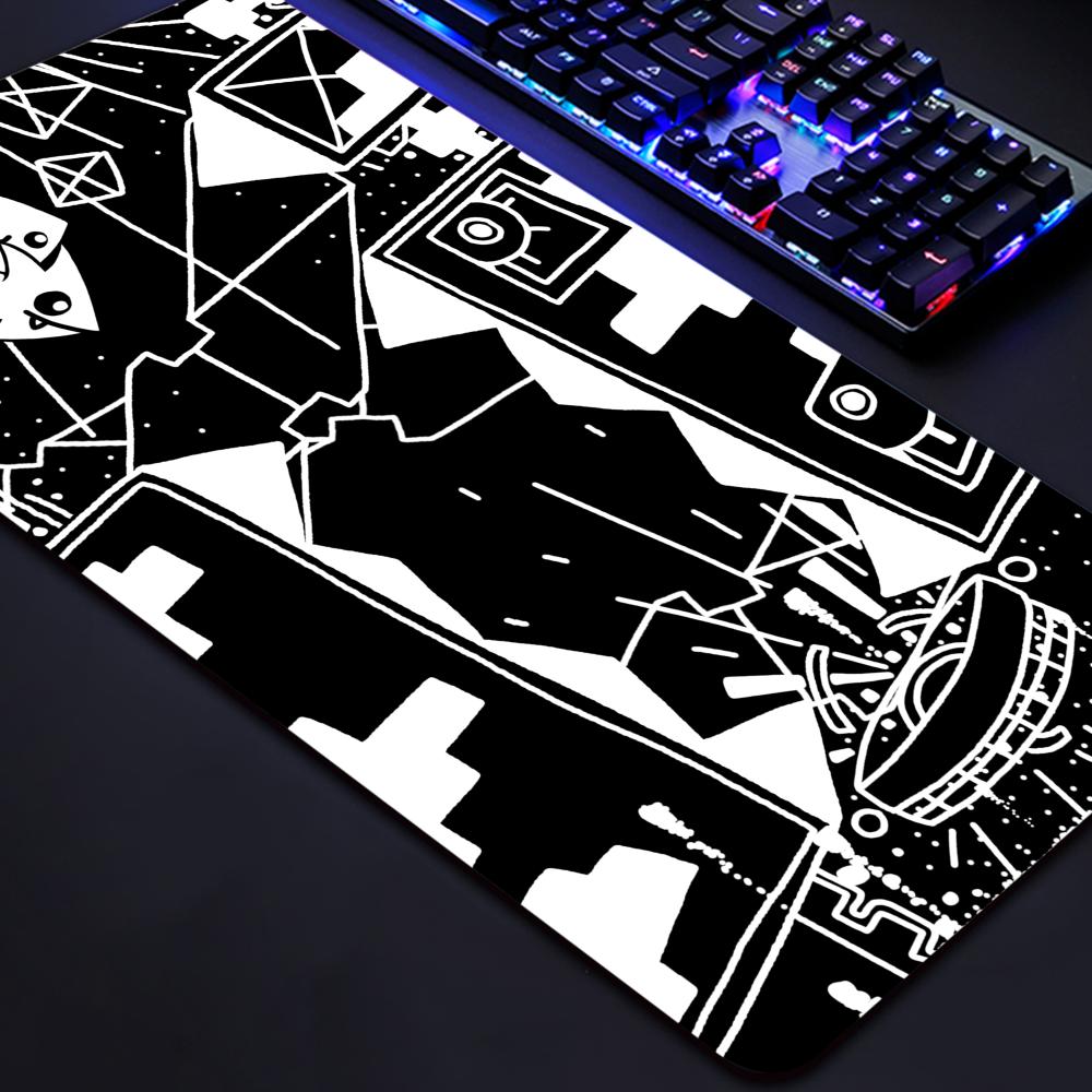 Επιθέμα Ποντικιού Geometry Dash Παιχνιδιών Γραφείου για Laptops Χαλί Anime Γραφείο PC Gamer Μεγάλα Αξεσουάρ Παικτών Υπολογιστή CSGO Επιθέμα Ποντικιού