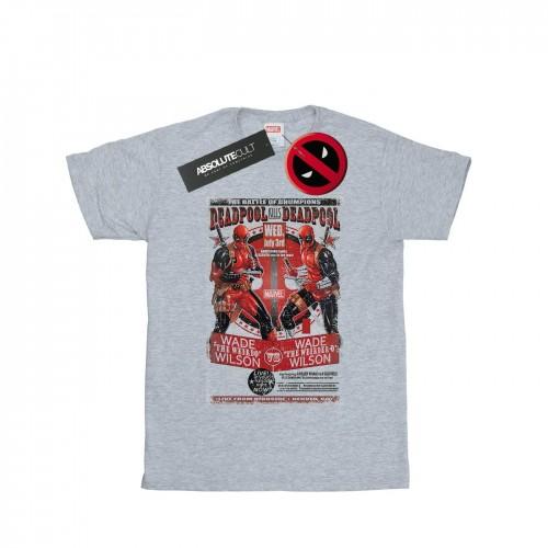 Marvel T-shirt da fidanzato in cotone Deadpool Kills Deadpool da donna/donna