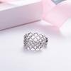 Lindon Classic Copper Alloy Zircon Ring Ladies Jewelry Wedding Promise Party Gift