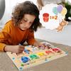 Children's Wooden Magnetic Counting Arithmetic Toys Magnetic Pen Bead Shifting Game Educational Toys Early Learning Toys