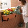 Heavy Load Plant Container Hangers 2PCS Flower Box Brackets, Wall Mounting Planter Reinforced Versatile Storage Hooks for Home Thick Iron Structure