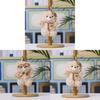 Plush Bear Keychain With Glasses And Straw Hat For Kids And Adults