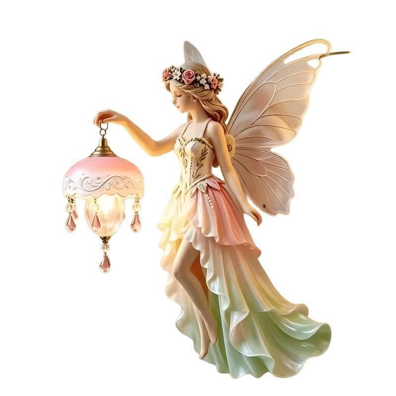 New Model Spirit Wall Lamp Home Decoration Item, Office, Bedroom, Corridor Pendant, Fairy Flower Resin Creative Design
