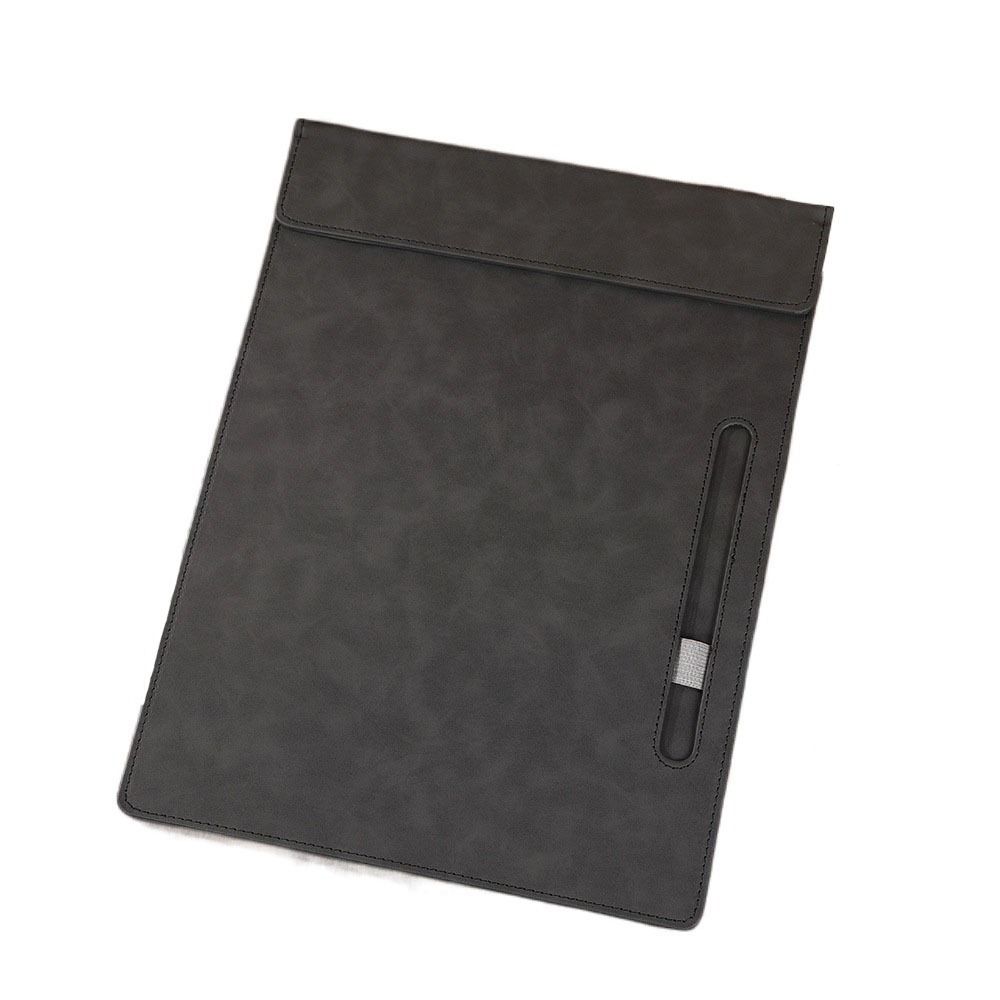 PU Leather File Folder Magnetic Paper Folder Folder Menu Clip Writing Board  Students