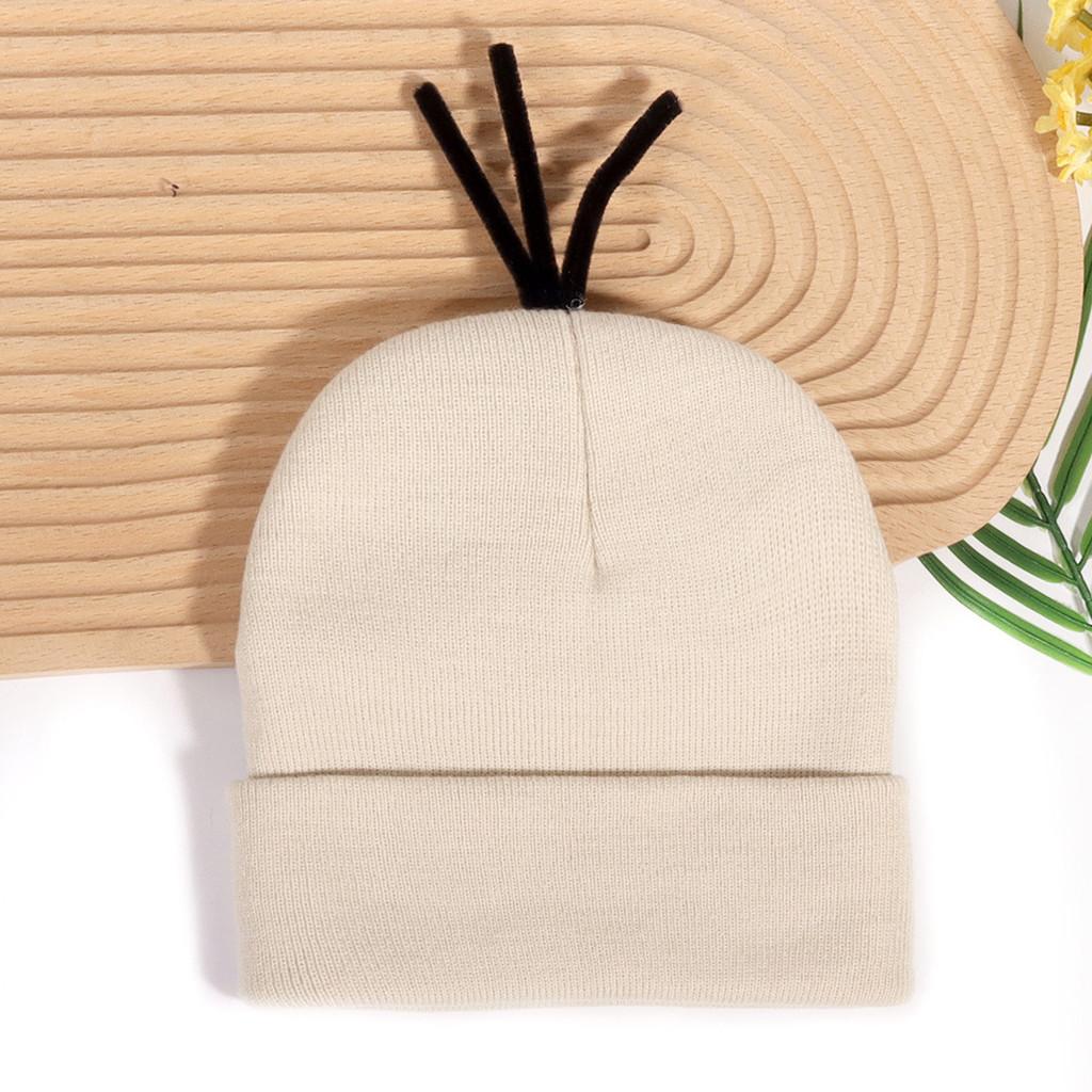 Minions Knitted Hat With Warmth For Halloween Cosplay And Casual Winter Wear