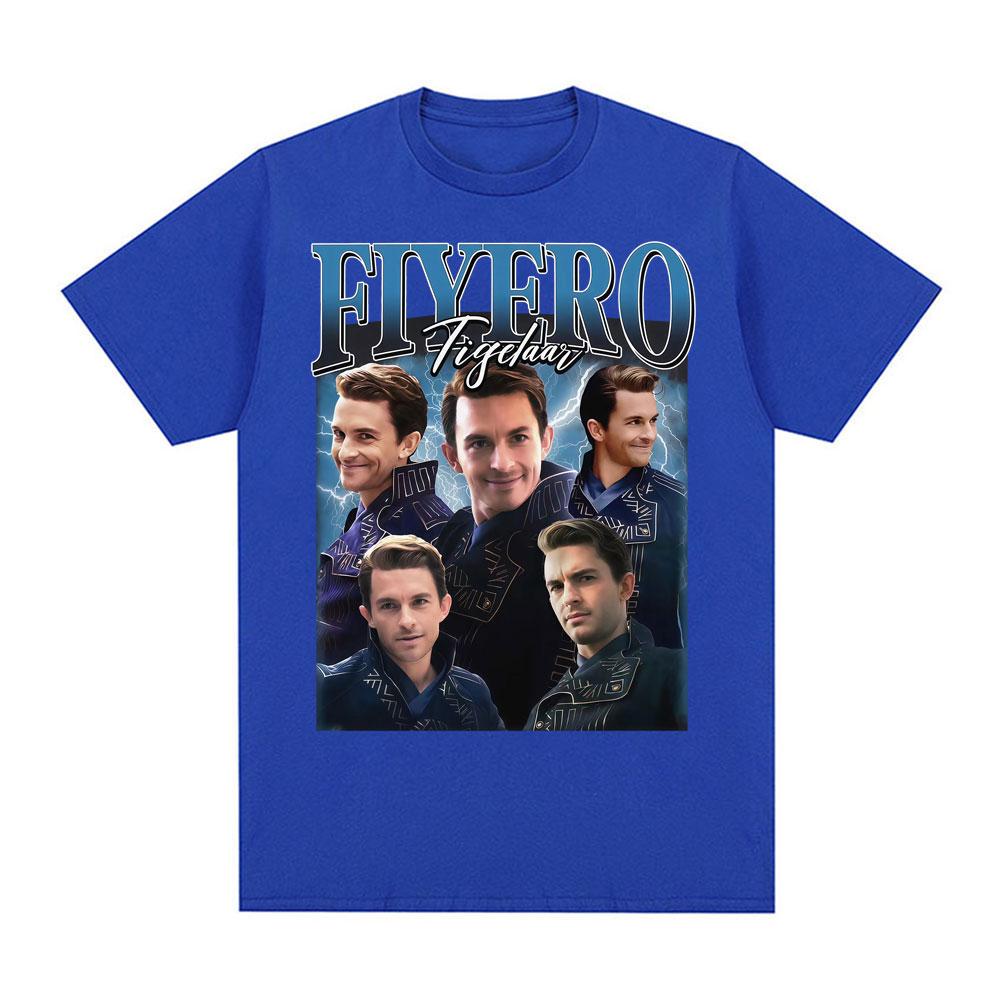 Jonathan Bailey Prince Fiyero T Shirt Wicked Musical Broadway Graphics Tshirts Unisex Women Vintage Style Oversized Cotton Tshirt