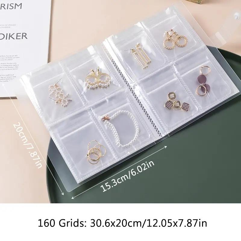 Earring Ring Ring Anti-oxidation Bag Necklace Dust-proof Jewelry Storage Book Transparent Storage Bag Sealed Bag