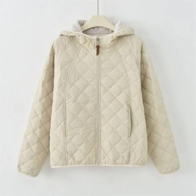 Lightweight Spring, Autumn and Winter Down Padded Jacket Women's Jacket To Keep Warm Loose Hooded Casual Padded Jacket Padded Jacket Short