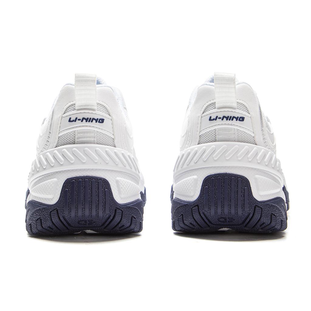 New LiNing Brown Sugar Shock Absorbers Slip Resistant Breathable Low Top Casual Shoes Women's White AGCV128-6