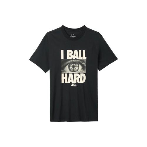 

Nike Quick-Dry Basketball T-Shirt for Men with Eye and Letter Pattern S чёрный