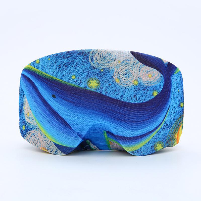 Ski and snowboard goggles protective case, portable storage, spherical snow goggles, anti-scratch lens cloth/Ski goggles cover
