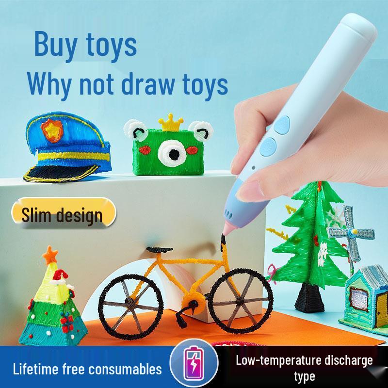 3D Low-Temperature Graffiti Pen for Students and Kids - Perfect for Creative Boys and Girls' Birthdays