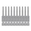 10Pcs Blossom Screwdriver Bit Set 1/4Inch Blossom Screwdriver Bit Set Magnetic Adapter Hex Screwdriver Bit Repair Tool