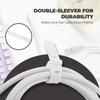 1.8m Coiled Keyboard Cable USB C to USB A Double-Sleeved Cable for Mechanical Gaming Keyboard Coiled Cable type C to USB A